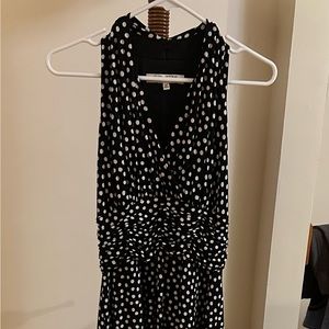 Dress polka dot black and white size 10P